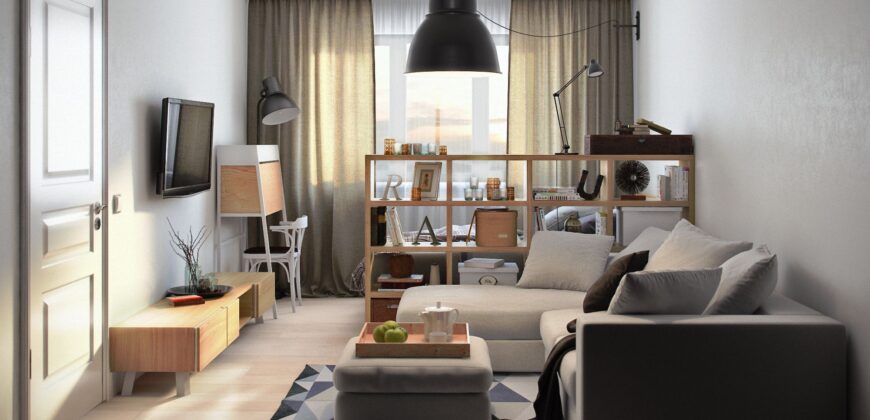 Однокомнатная квартира, 41 м²