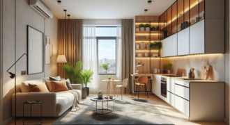 Однокомнатная квартира, 41 м²